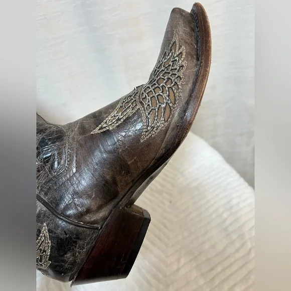 Soto Pre-Owned Great Condition Women’s Size 10.5 Embroidered Leather Boots - Picture 8 of 11